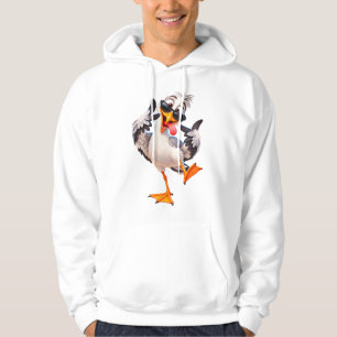 Lustige tanzende Möwe  Hoodie