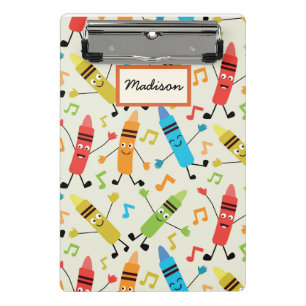 Lustige Tanzstifte Mit Noten Custom  Mini Klemmbrett