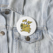 Lustige Tartan-Schweine-Grafik Button (Beispiel)