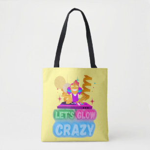 lustige Tasche "LET'S GLOW CRAZY"