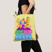 lustige Tasche "LET'S GLOW CRAZY" (Von Nahem)