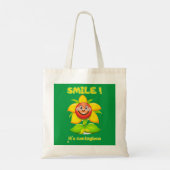 lustige Tasche "SMILE" (Rückseite)