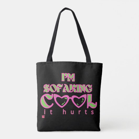 lustige Tasche "SOFAKING COOL 2" (Rückseite)