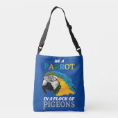 lustige Tasche Tote "SEIN EIN PARROT..." (Rückseite)