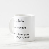 Lustige Tasse (Vorderseite Links)