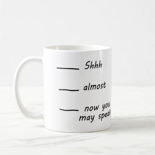 Lustige Tasse (Links)