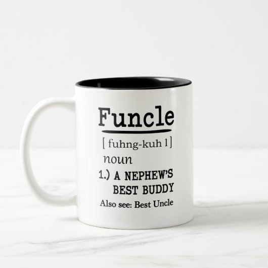 Lustige Tasse des besten Freundes des Funcle (Links)