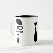 Lustige Tasse des Nerd-Stolzes (Vorderseite Links)