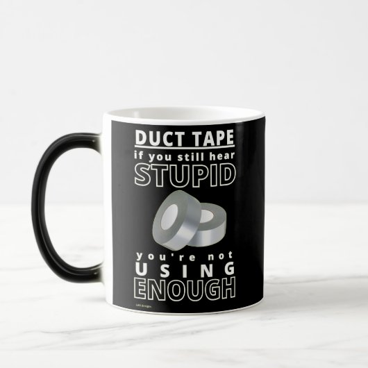 lustige Tasse "DUCT TAPE...2" (Links)