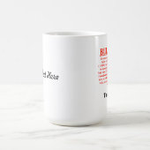 Lustige Tasse für Arbeit (Mittel)