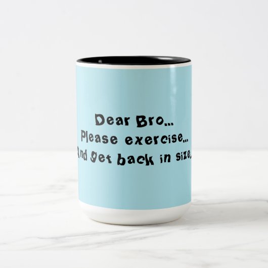 lustige Tasse für Bruder (Mittel)