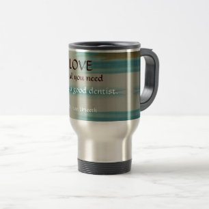 Lustige Tasse für das Personal der Zahnarztpraxis