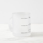 Lustige Tasse für den ersten Morgen-Kaffee (Vorderseite Links)