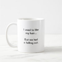 lustige Tasse für kahlköpfige Typ