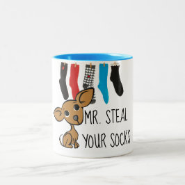 Lustige Tasse Herrn Steal Your Socks Chihuahua