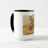 Lustige Tasse mit Giraffe (Vorderseite Links)