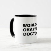lustige Tasse okayest Wortspiels des Doktors der (Vorderseite Links)
