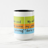 Lustige Tasse Perfektes Geschenk für Kaffee- & Hum (Zentrum)