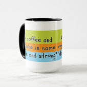 Lustige Tasse Perfektes Geschenk für Kaffee- & Hum (Vorderseite Links)