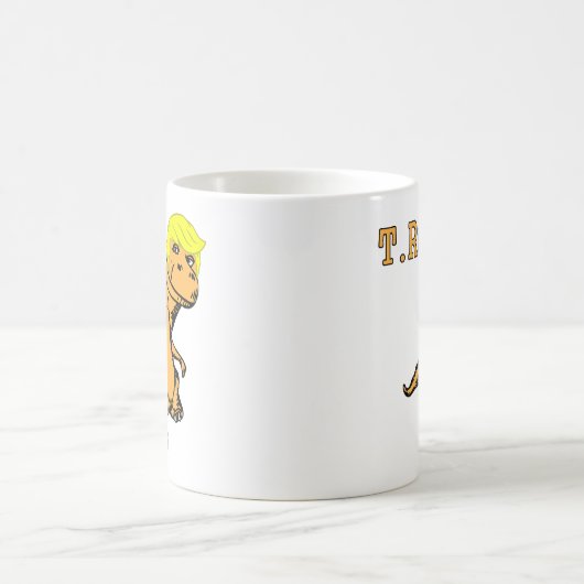 Lustige Tasse T. Rump Dinosaur Donald Trump (Mittel)
