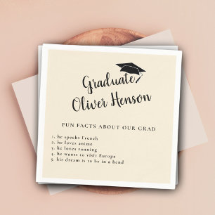 Lustige Tatsache über einfache Graduierungsfeier Serviette