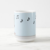 Lustige Taube in der Stadt  Kaffeetasse (Mittel)