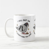 Lustige Taube Kaffeetasse (Links)