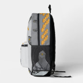 Lustige Tauben Bedruckter Rucksack (Rechts)