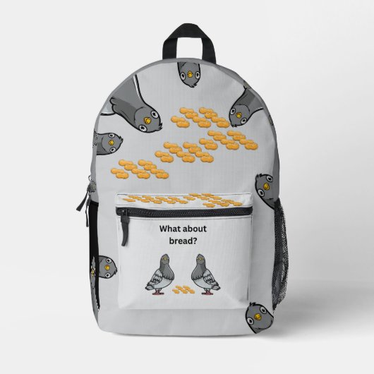 Lustige Tauben Bedruckter Rucksack (Vorderseite)