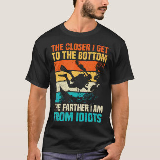 Lustige Tauchkunst für Männer Frauen Taucher  T-Shirt