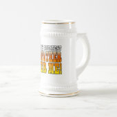 Lustige Taufe-Geburtstags-weltbester Pate Bierglas (VorderseiteRechts)