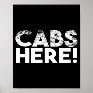 Lustige Taxis hier - Lustiger Guido New Jersey Gtl Poster