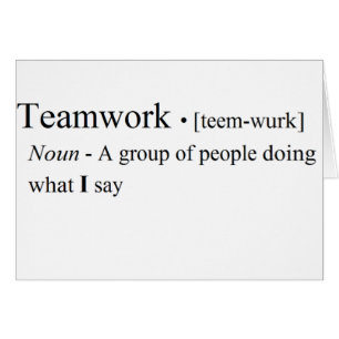 Lustige Teamwork-Produkte