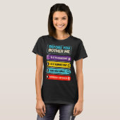 Lustige Tech-Support-Zitate Computer-Kunstwerk T-Shirt (Vorne ganz)