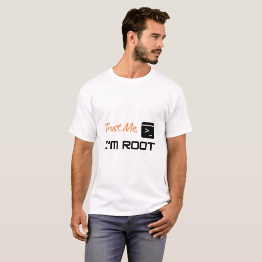 Lustige Tech-Sysadmin-Linux-Hacker-Design T-Shirt (Vorne ganz)