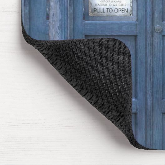 Lustige Telefonzelle Mousepad (Ecke)