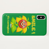 lustige Telefonzelle "SMILE" Case-Mate iPhone Hülle (Rückseite (Horizontal))