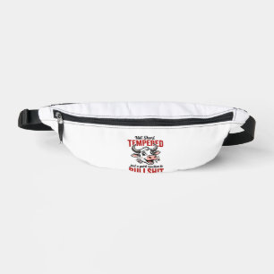 Lustige Temperamentierte Kuh Vintage Bauchtasche