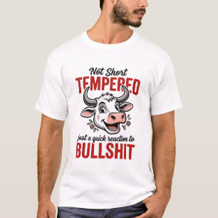 Lustige Temperamentierte Kuh Vintage T-Shirt