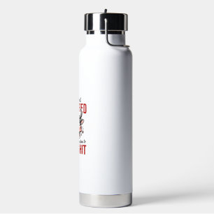 Lustige Temperamentvolle Kuh Vintage Trinkflasche