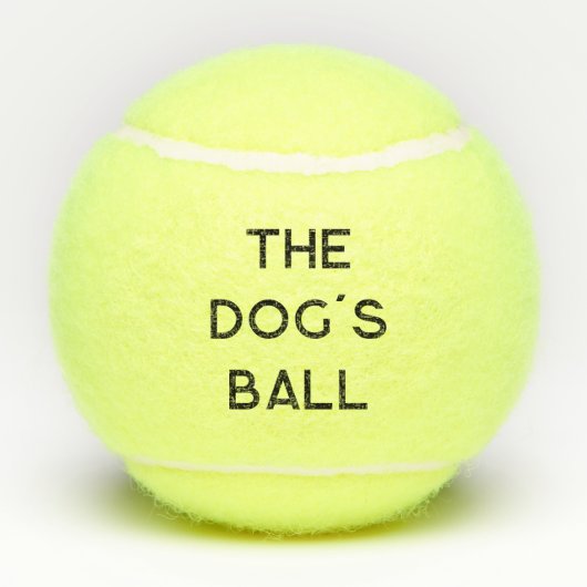 lustige Tennisball des Hundes Tennisbälle (Rückseite)