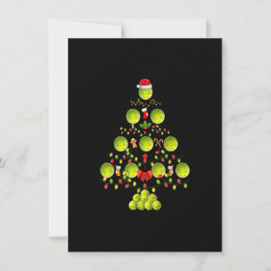 Lustige Tennisball-Weihnachtsbaum-Dekorationen Fro Einladung