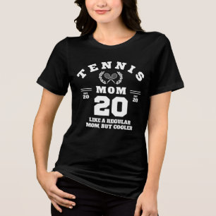 Lustige Tennismutter Sport Est. 2020 Tri-Blend Shirt