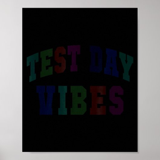 Lustige Testtag Stimmung Prüfung Lehrer bruh stem Poster (Vorne)