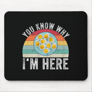Lustige Thanksgiving Deviled Eggs, du weißt warum  Mousepad