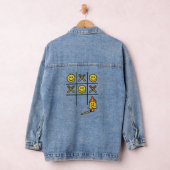 Lustige Tic Tac Toe Jeansjacke (Hangar)