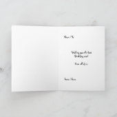 Lustige TierCartoongeburtstagskinder Karte (Innenseite)