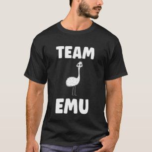 Lustige Tiere Emus Minimalistischer Vogel Einfache T-Shirt
