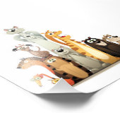 Lustige Tiere Fotodruck (Ecke)