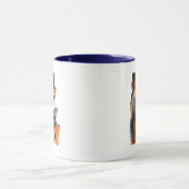 Lustige Tierillustration Geschenk Tasse (Zentrum)